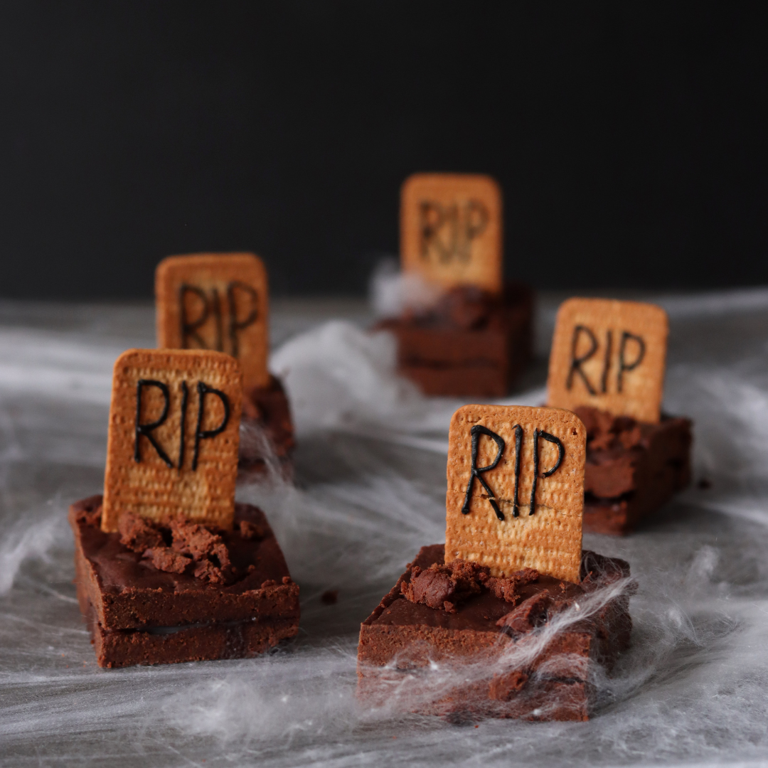 Choc Fudge Graveyard Brownies