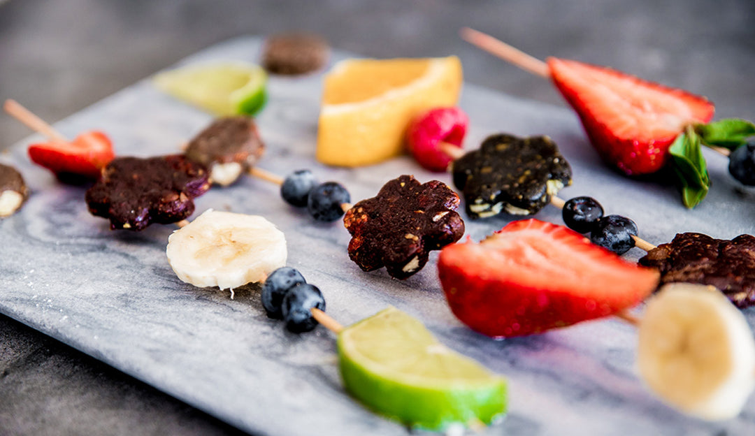 Fruit and Bar Skewers