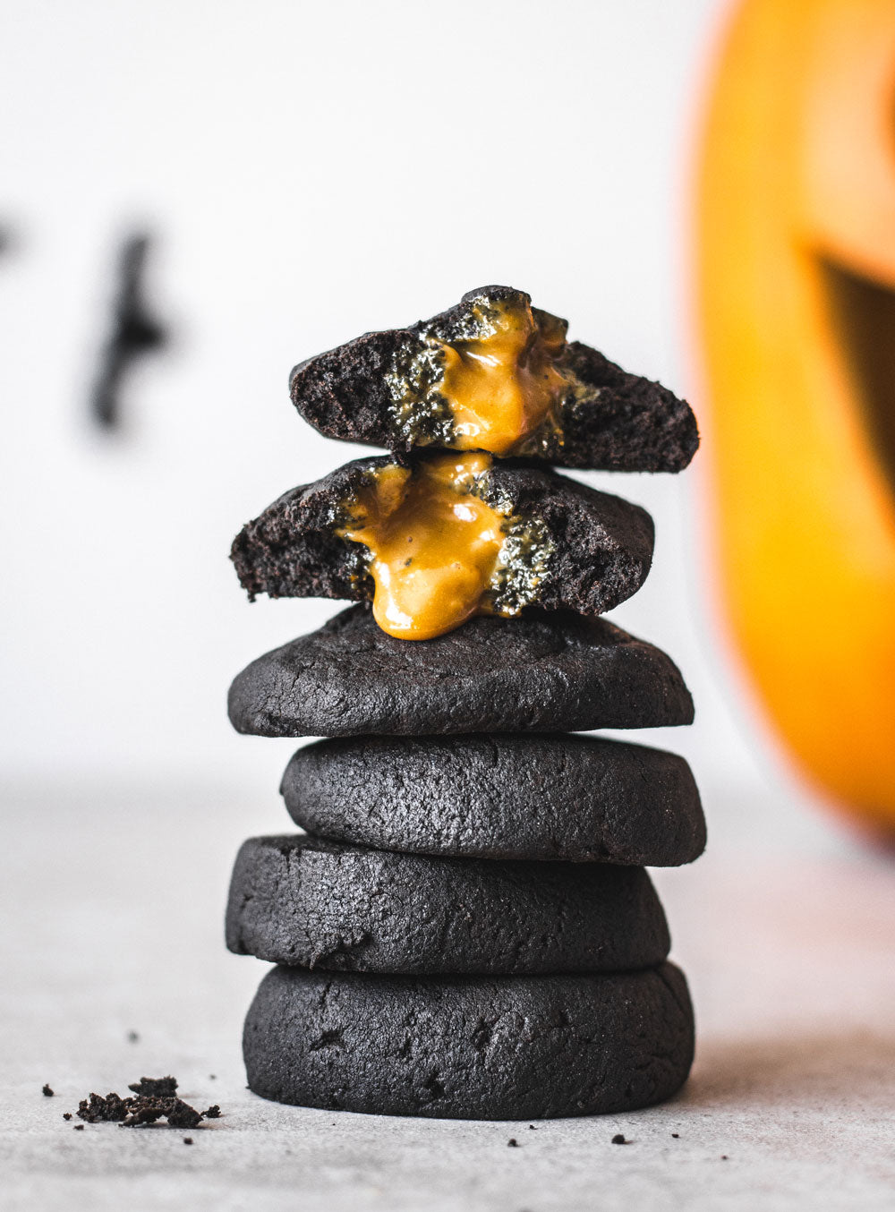 Caramel Goo Halloween Cookies