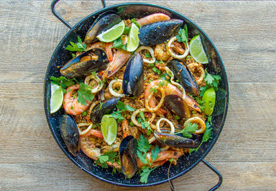 Quinoa Seafood Paella