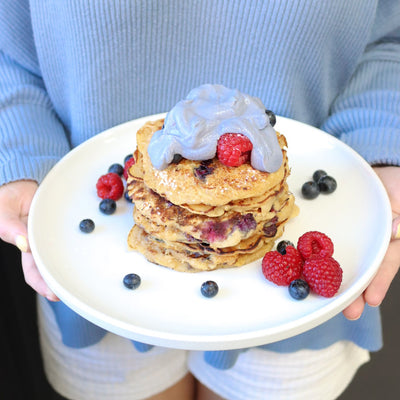 Boyfriend Blueberry De-Stress Pancakes