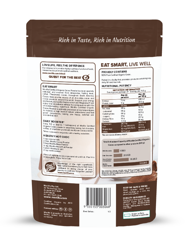 Cacao Powder Certified Organic