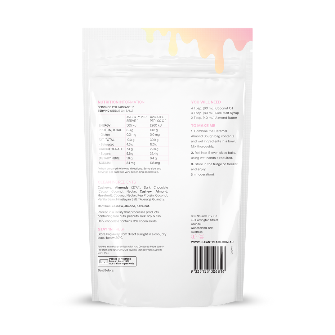 Ashy Bines Caramel Almond Dough Treats 260g