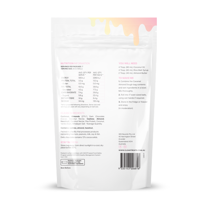 Ashy Bines Caramel Almond Dough Treats 260g