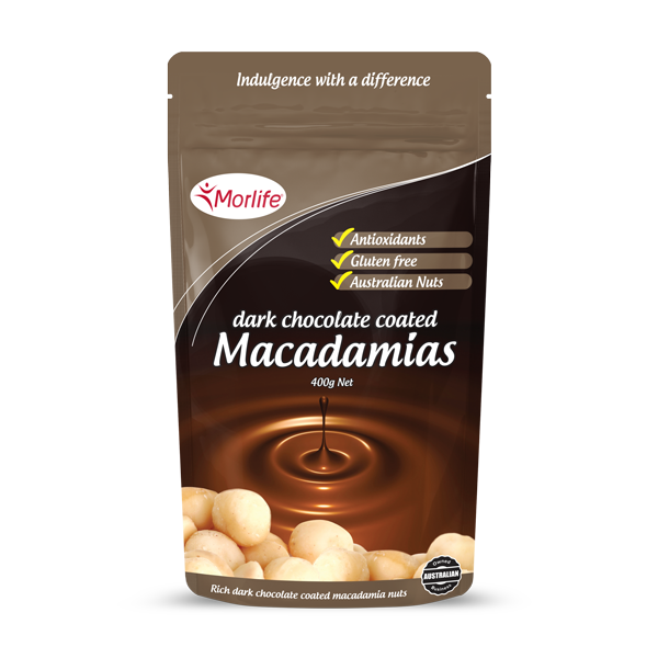 Morlife Dark Chocolate Macadamias