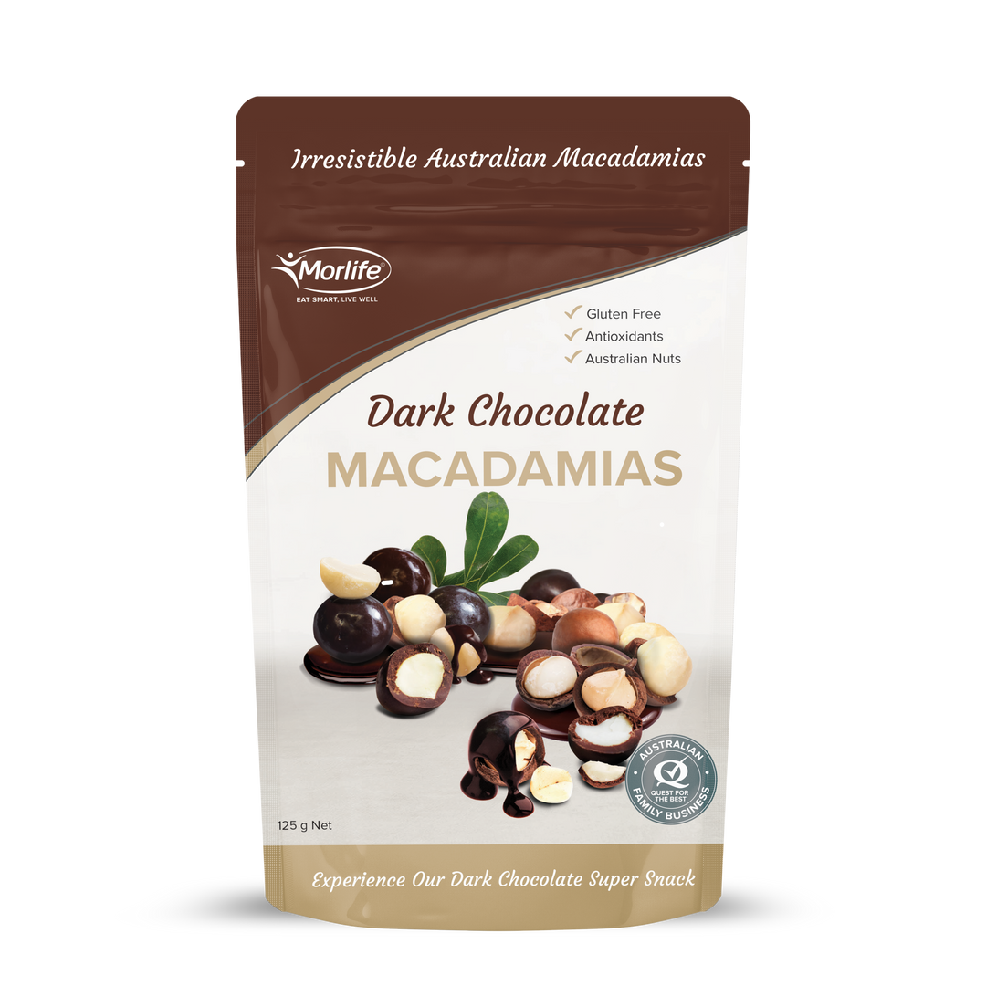Morlife Dark Chocolate Macadamias