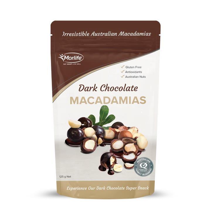 Morlife Dark Chocolate Macadamias