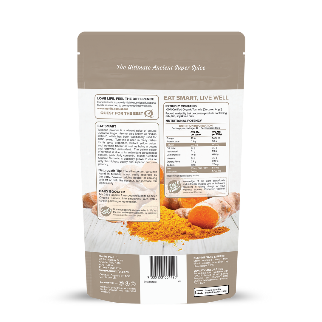 Turmeric Powder Certified Organic 150g