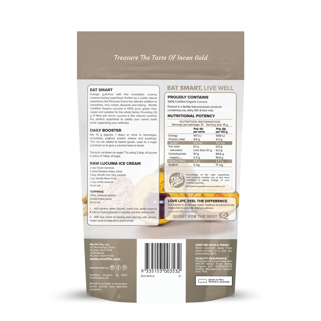 Lucuma Powder Certified Organic 200g