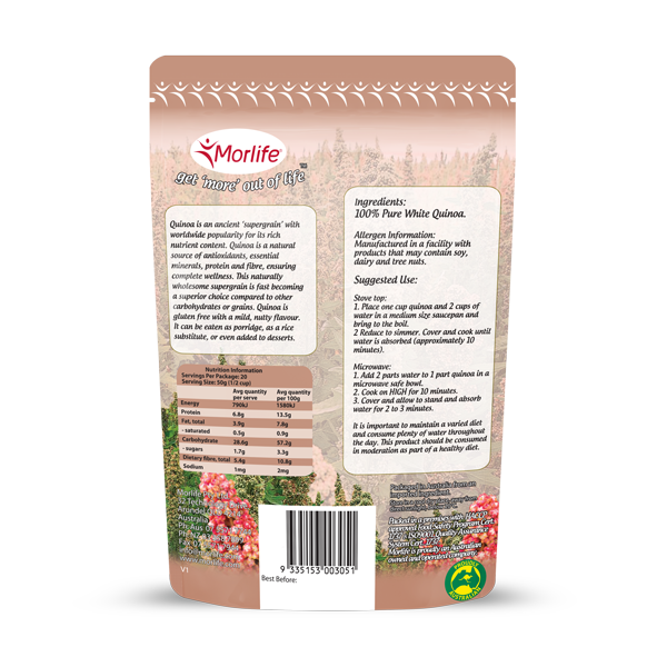 Quinoa Grain Certified Organic