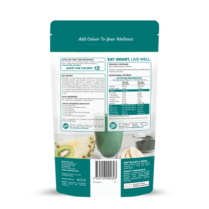 Spirulina Powder Certified Organic