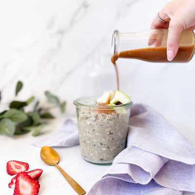 MamaSeed Toffee Apple Overnight Oats