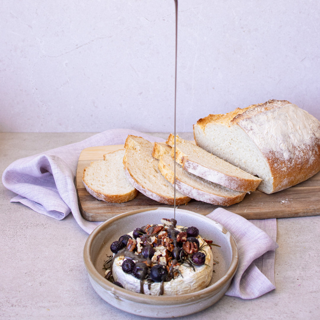 Baked Camembert with De-Stress Drizzle