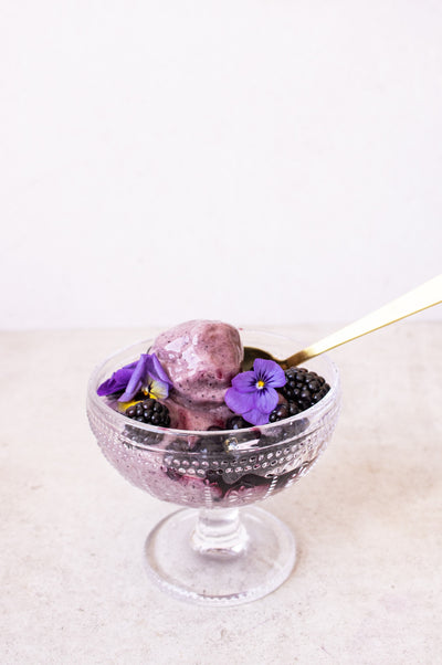 Blueberry–Lavender De-Stress Nice Cream