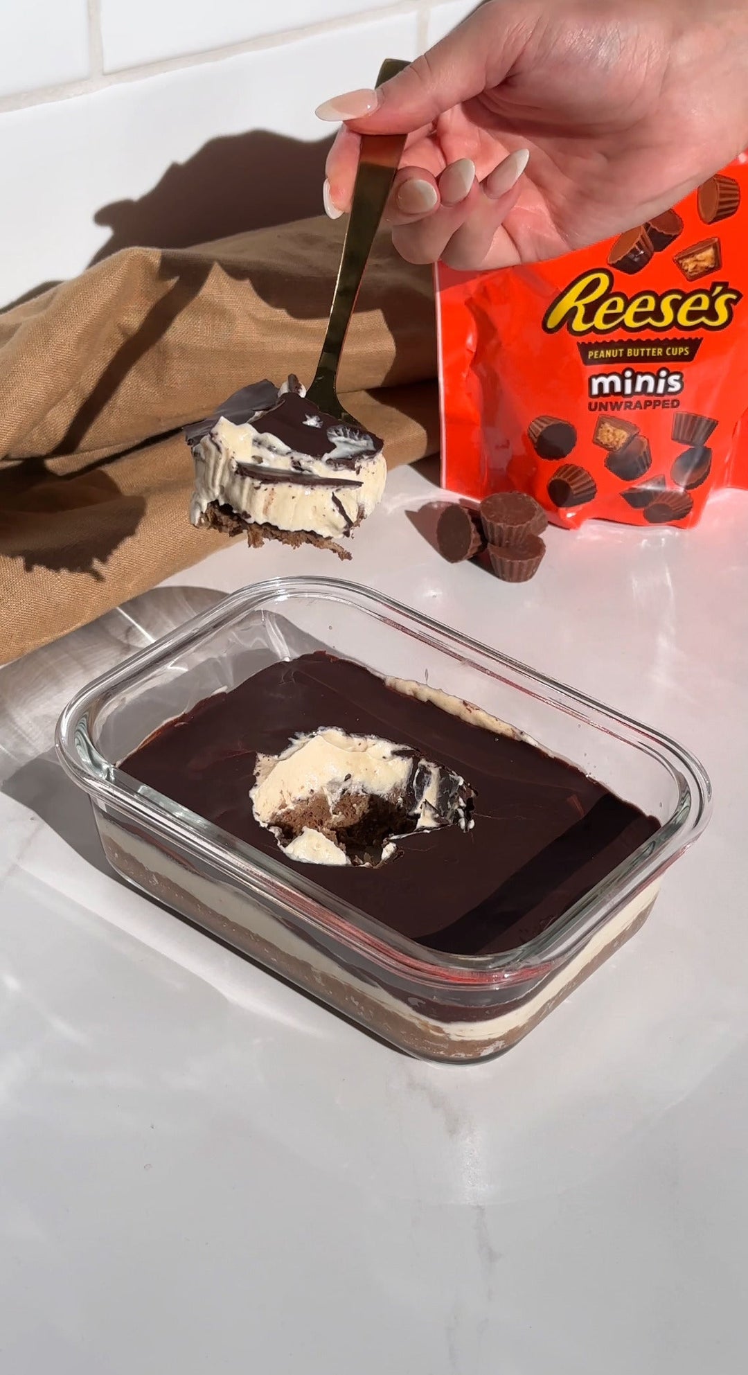 Peanut Butter Cup Overnight Weetbix