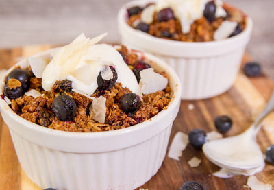 Blueberry Summer Cobbler With Whipped Yogurt