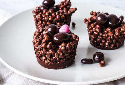 5 Ingredient Chocolate Crackle Nests