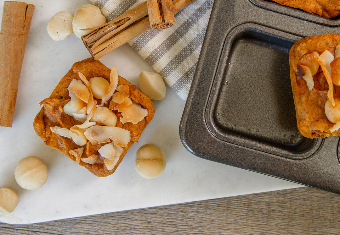 Cinnamon Spice Sweet Potato Blondies