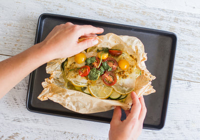 Fish en Papillote with Tangy Turmeric Butter