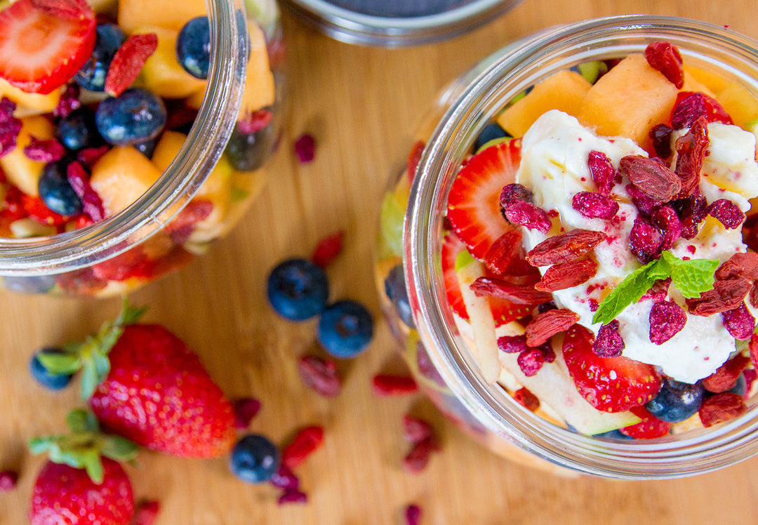 Morlife Fruit Salad With Aloe Vera Juice Dressing