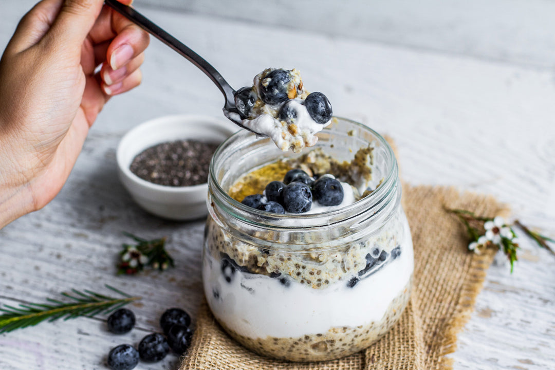 Nettle Berry Overnight Oats