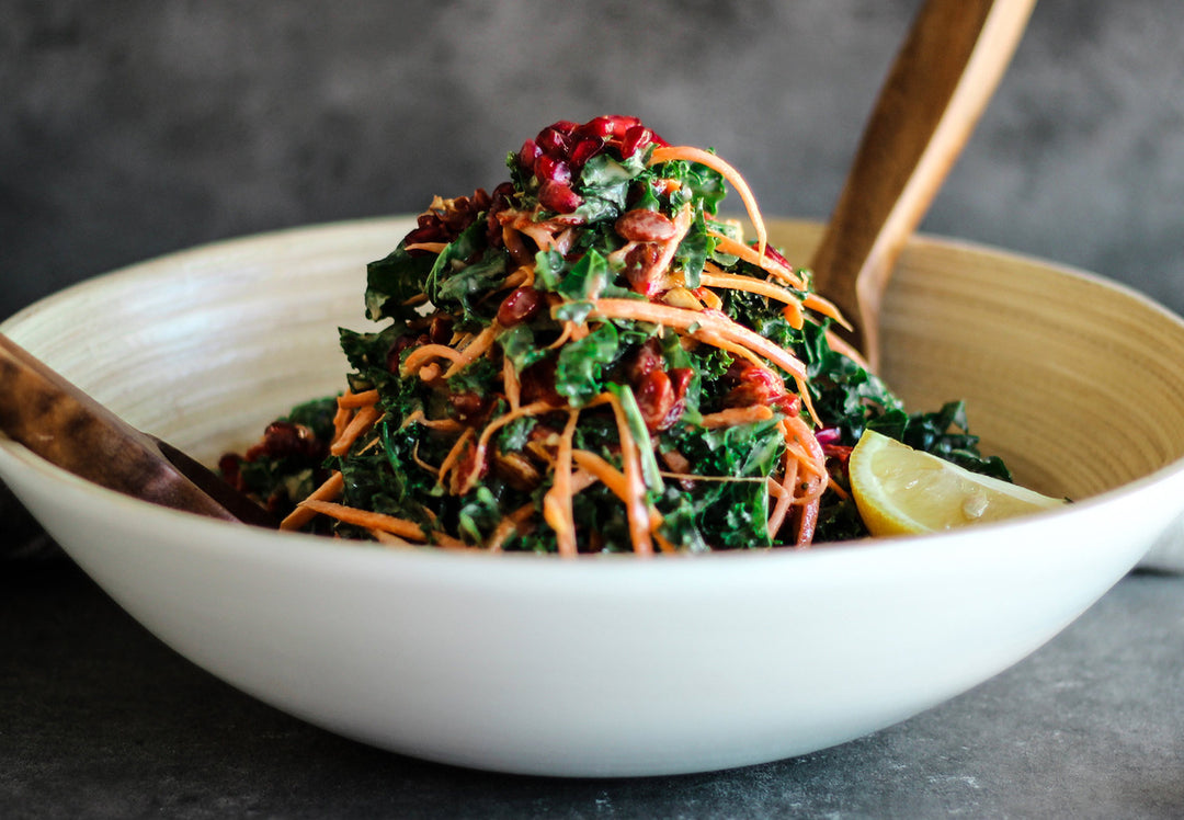 Kale, Carrot & Goji Salad