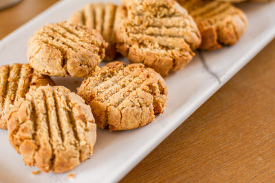 Sugar-free Peanut Butter Shortbread Cookies