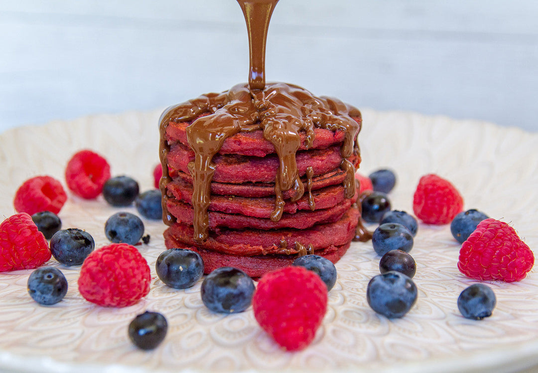 Red Velvet Quinoa Pancakes