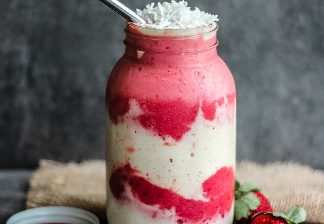 Strawberry, Coconut & Maca Smoothie