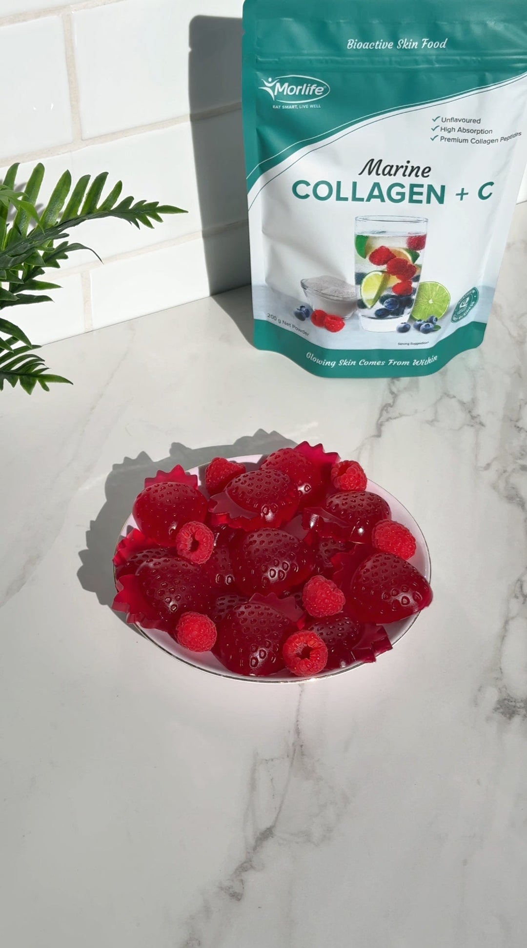 STRAWBERRY COLLAGEN GUMMIES 🍓✨