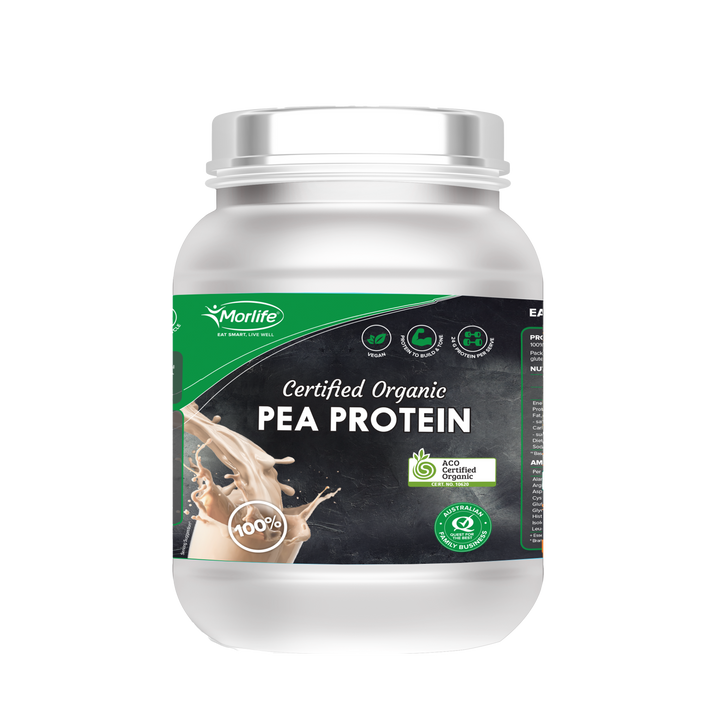 Morlife Certified Organic Pea Protein 750g