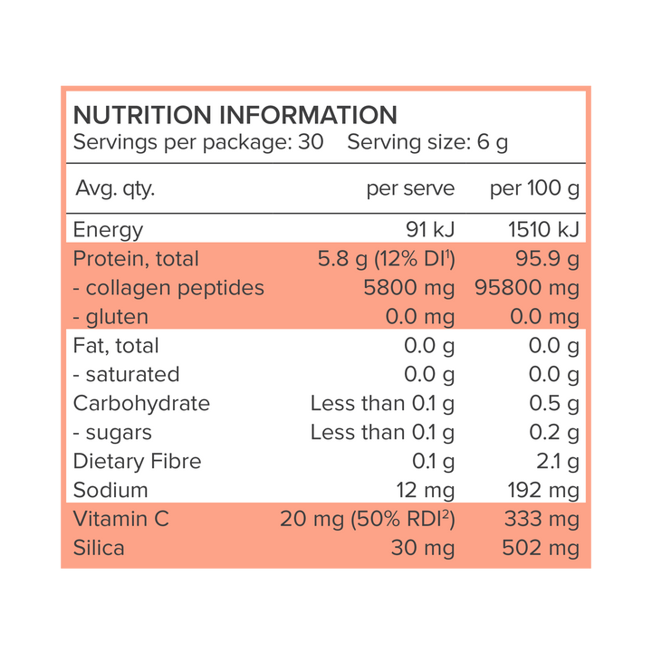 Beauty Collagen Bovine - Unflavoured 180g