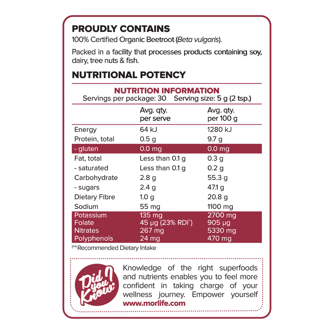 Beetroot Powder Certified Organic