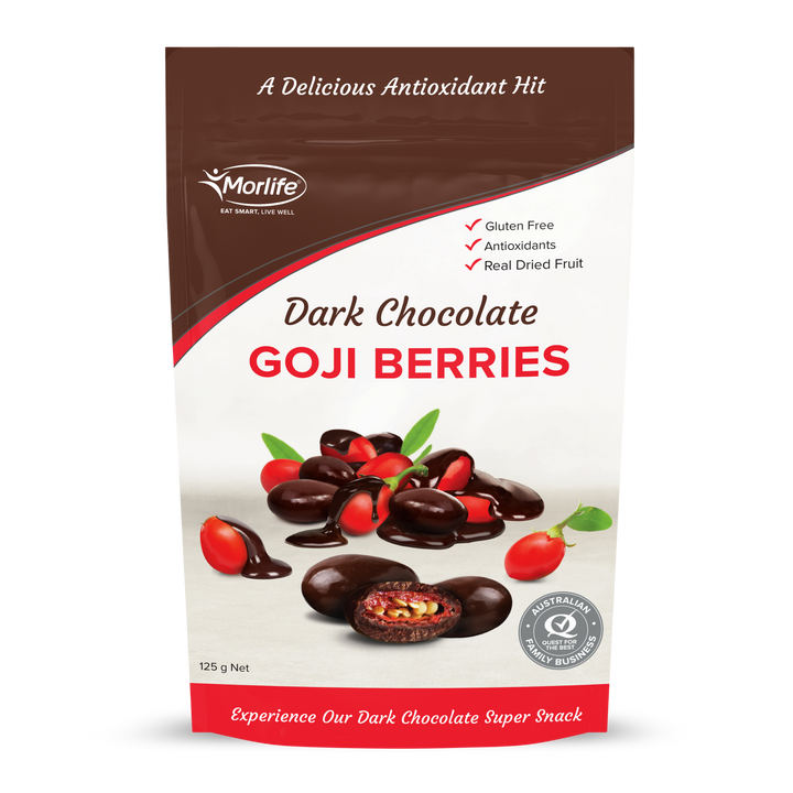 Morlife Dark Chocolate Goji Berries 125g