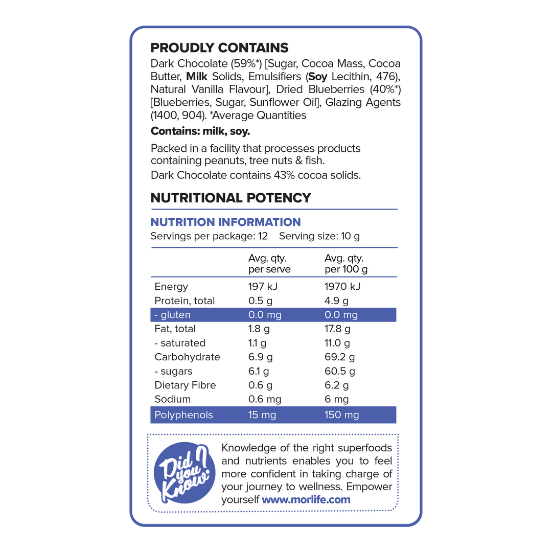 Dark Chocolate Blueberries