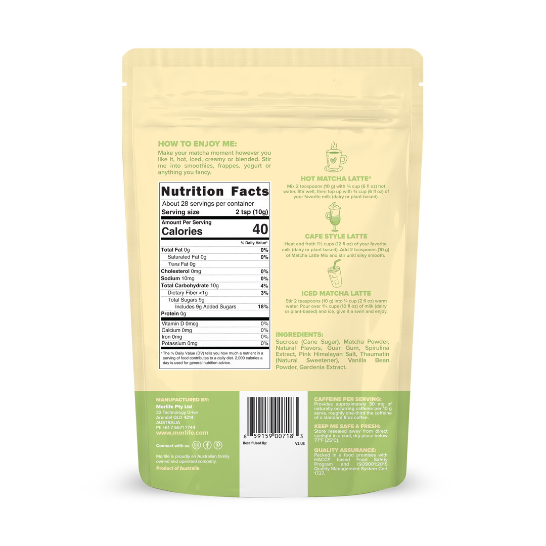 Vanilla Matcha Latte