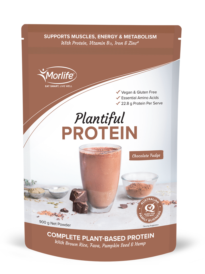 Morlife Plantiful Protein Chocolate Fudge 900g