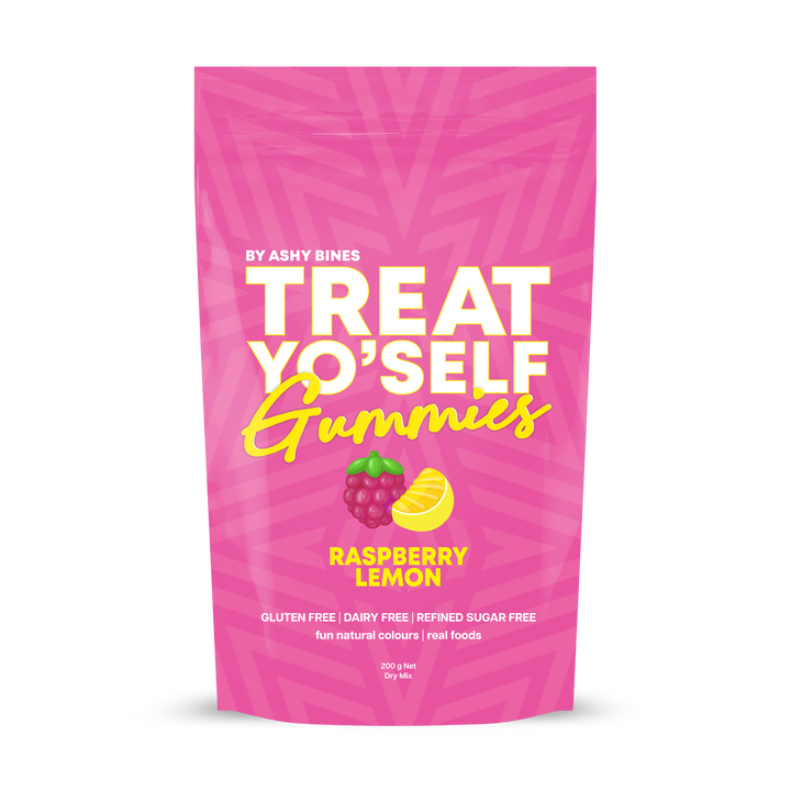Morlife Ashy Bines Treat Yo'Self Gummies Raspberry Lemon 200g