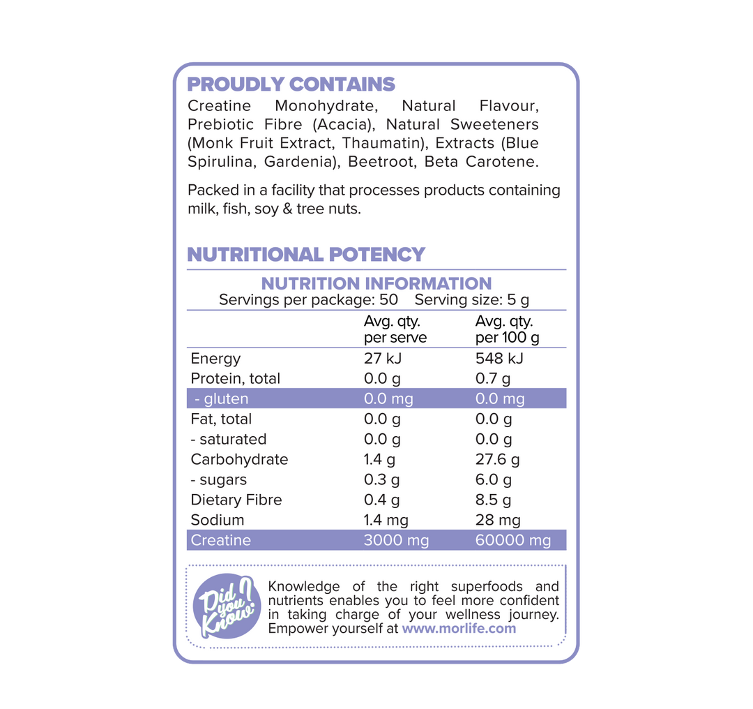Morlife Creatine Cola Splash 250g
