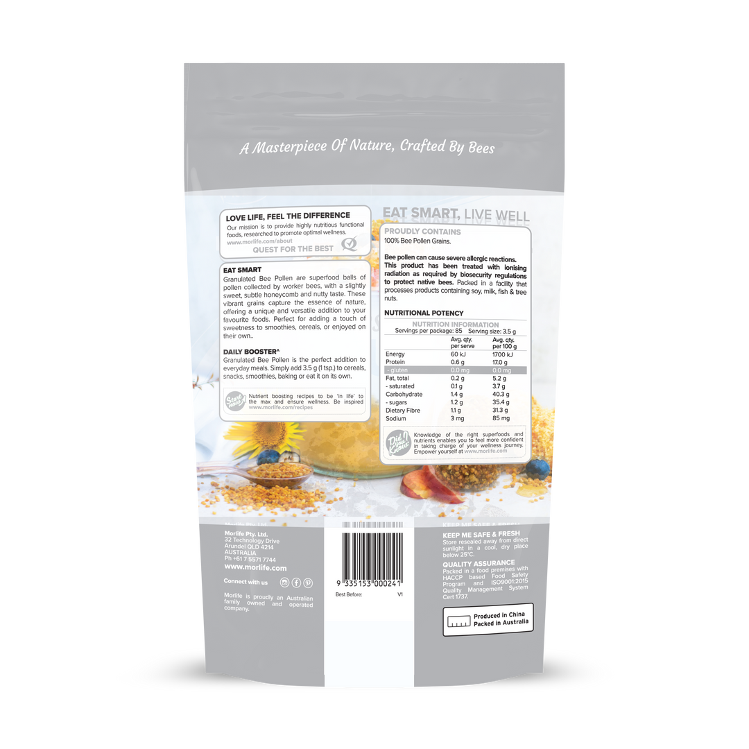 Morlife Granulated Bee Pollen 300g