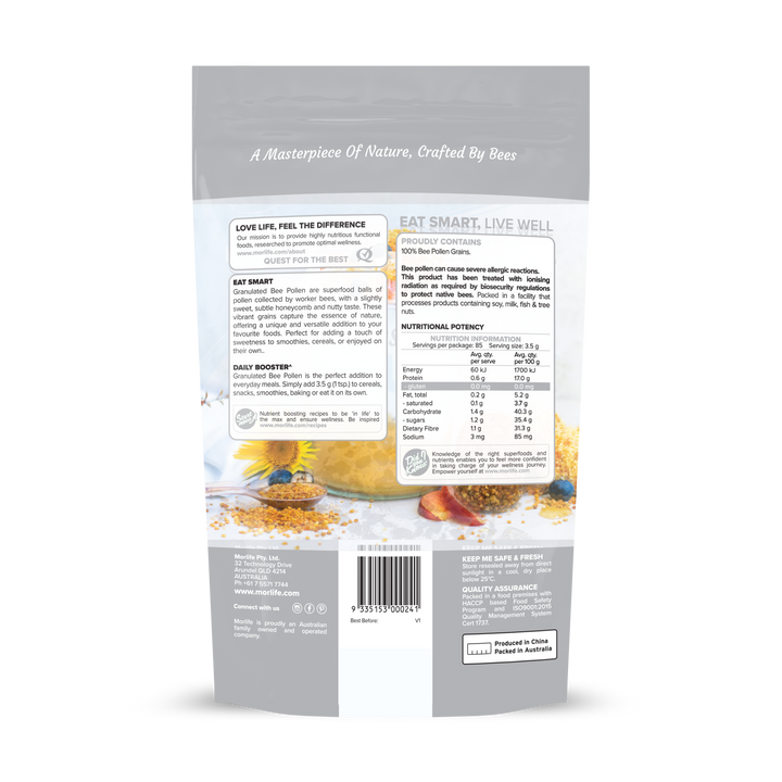 Morlife Granulated Bee Pollen 300g