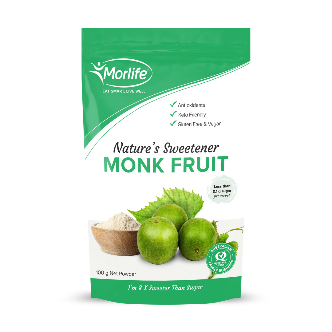 Morlife Nature's Sweetener Monk Fruit 100g