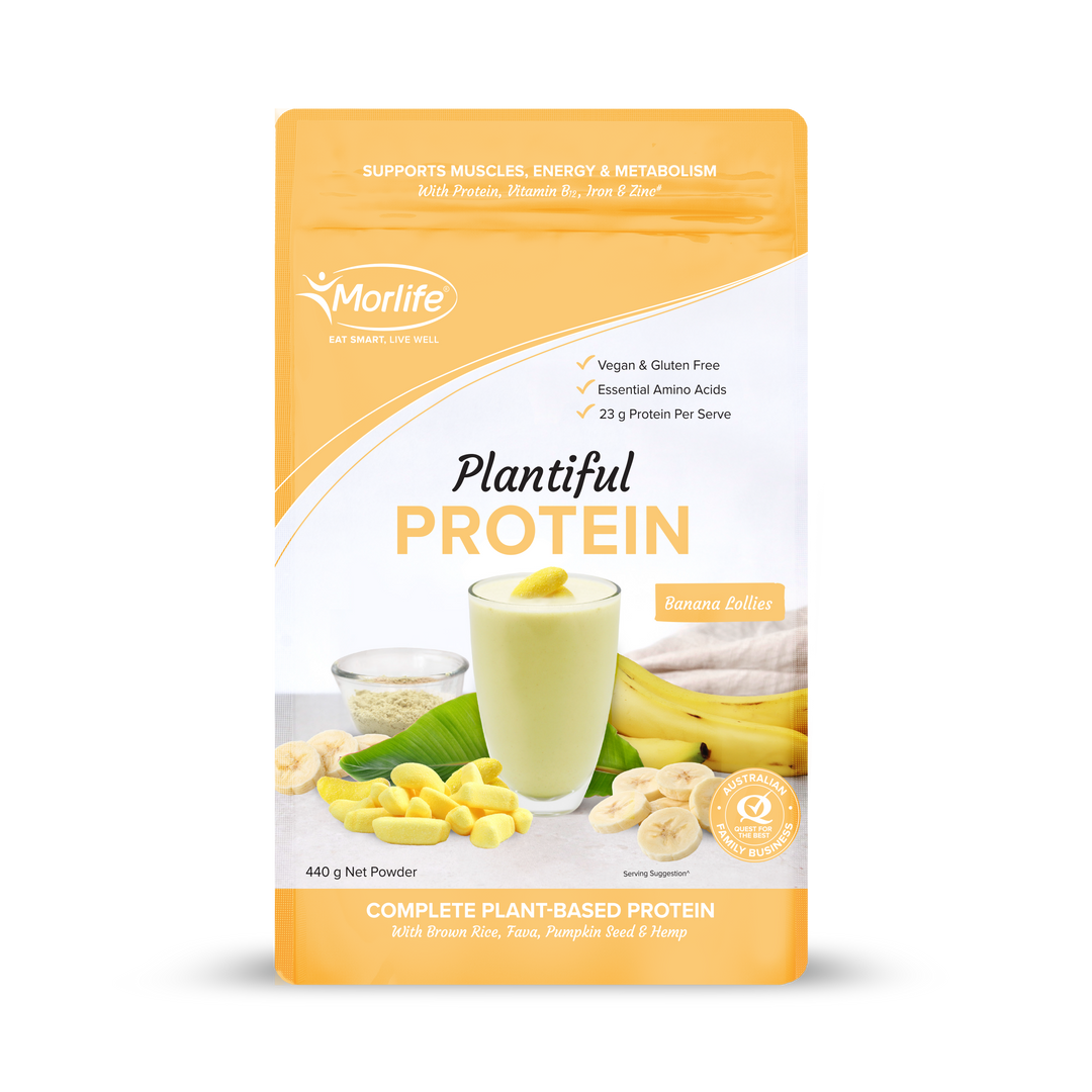 Morlife Plantiful Protein Banana Lollies 440g