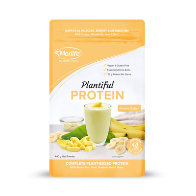 Morlife Plantiful Protein Banana Lollies 440g