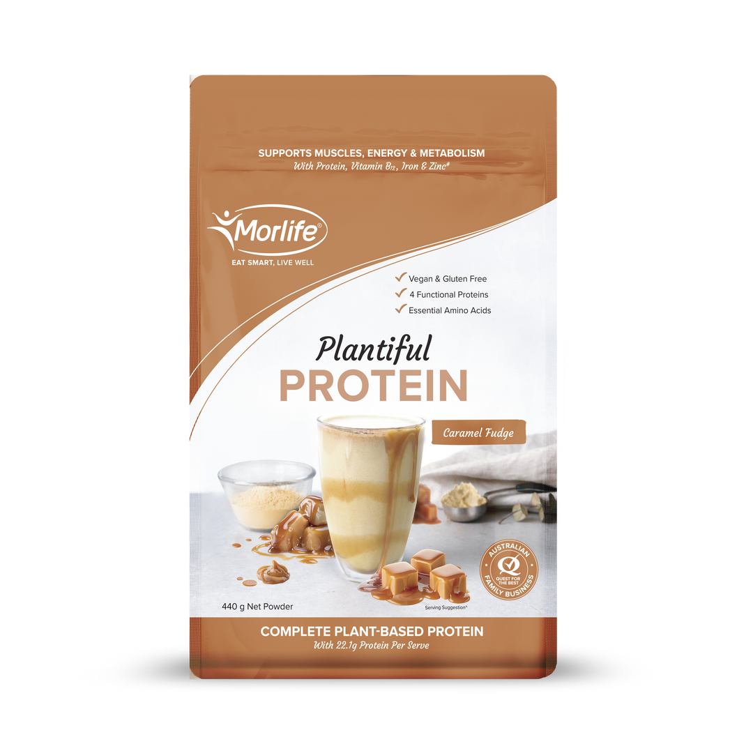 Morlife Plantiful Protein Caramel Fudge 440g