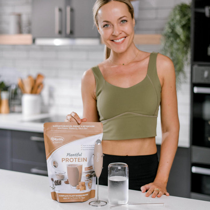 Morlife Plantiful Protein Choc Caramel Swirl 510g