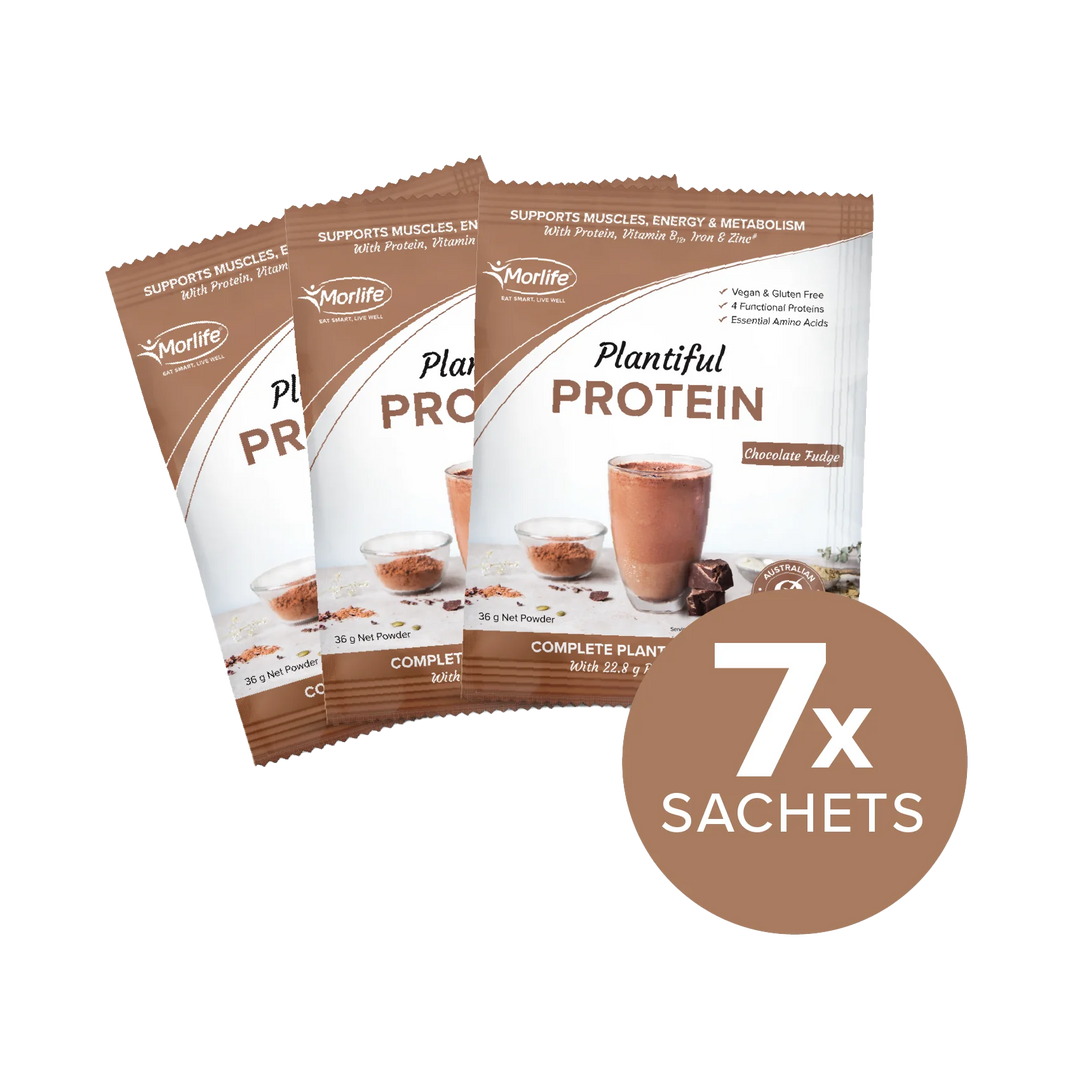 Morlife Plantiful Protein Chocolate Fudge Sachets