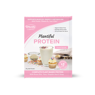 Morlife Plantiful Protein Frosted Cupcake