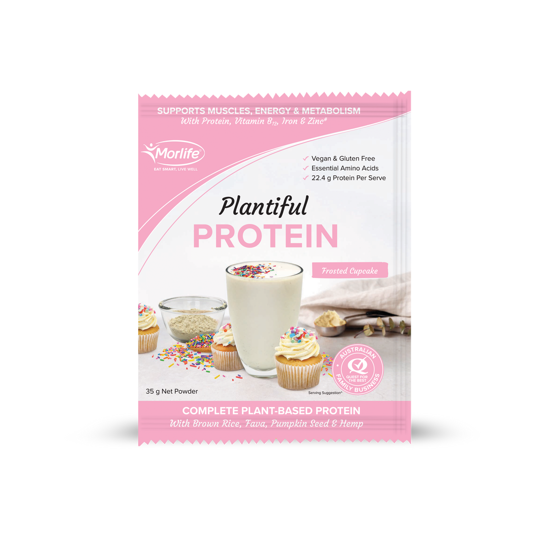Morlife Plantiful Protein Frosted Cupcake
