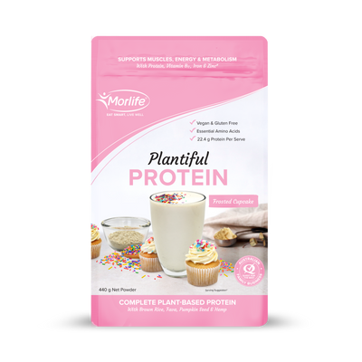 Morlife Plantiful Protein Frosted Cupcake